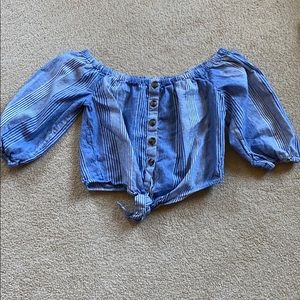 Off the Shoulder Long Sleeve